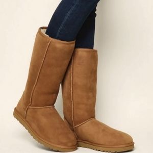 UGG classic tall chestnut sheepskin leather Boots